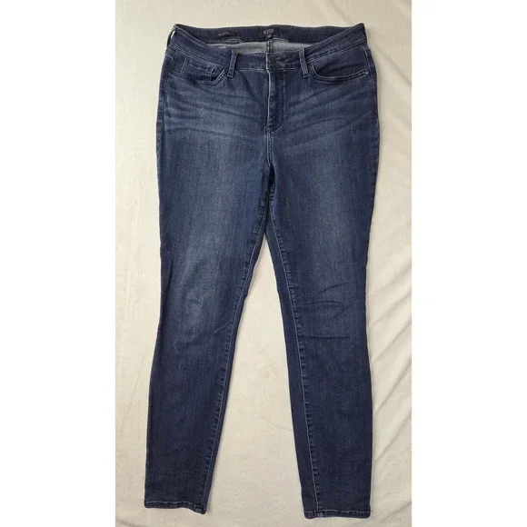 NYDJ Ami Skinny Jeans Women 12 Blue Lift Tuck Sure Stretch Denim‎ Excellent