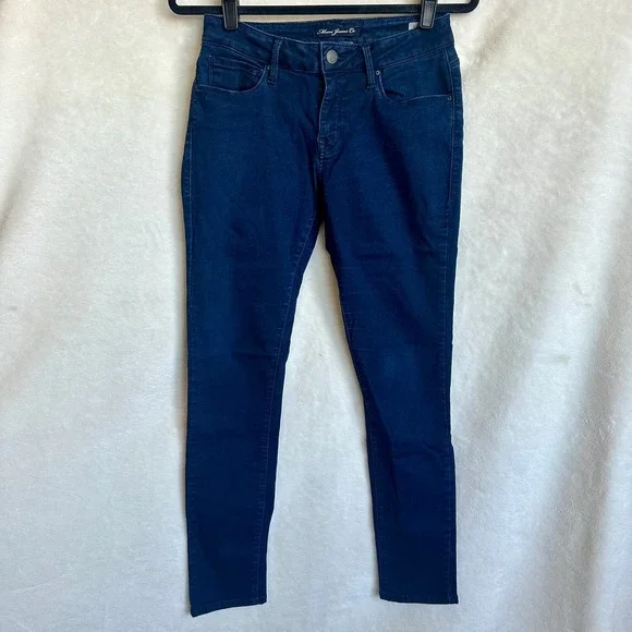 Mavi Jeans Alexa Mid‎ Rise Skinny Jeans 28 30 6 Dark Wash Blue Stretch Denim