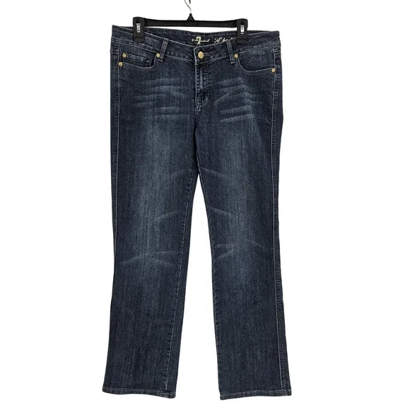 7 For All Mankind Jeans‎ Women 31 Blue A Pocket Bootcut Stretch USA Normcore