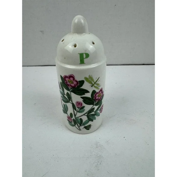 Portmeirion Botanic Garden Pepper Shaker Dog Rose Rosa Canina England Vintage