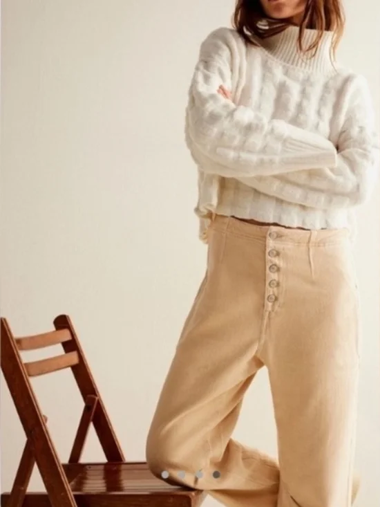 We The Free Osaka Mid-Rise Barrel Jeans from Free People
