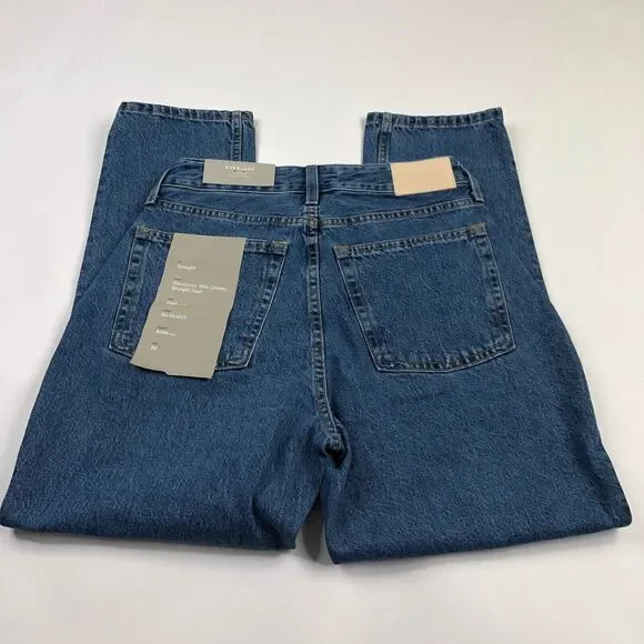 Everlane Curvy Cheeky Jean 28 (Fits 28W 27.5L) High Rise Denim Jeans NEW