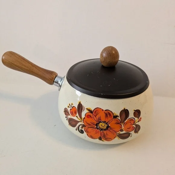 Vintage MCM Fondue Pot Made in Japan