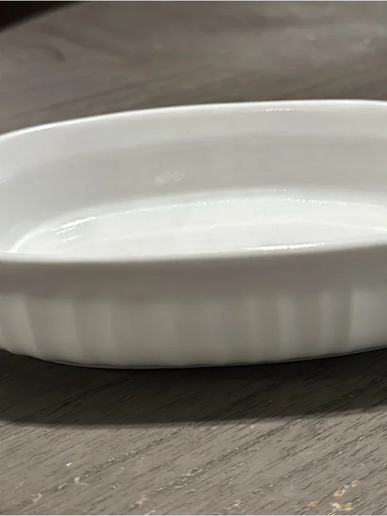 Corningware White Oval Ceramic Baking Dish French White