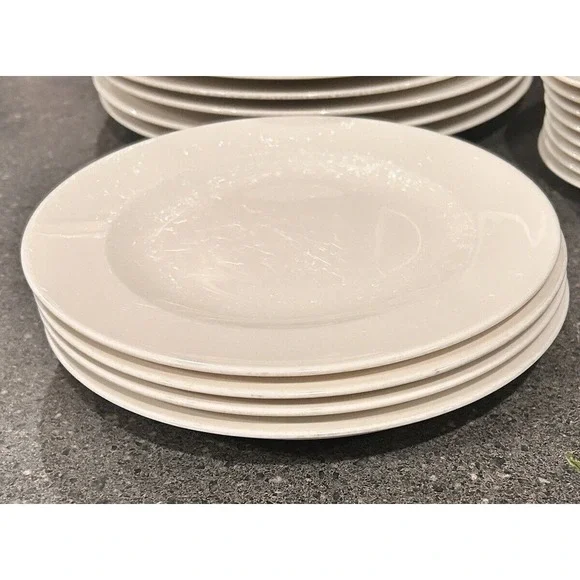 Villeroy & Boch porcelain‎ White  SALAD Plates  #1748 set of 2