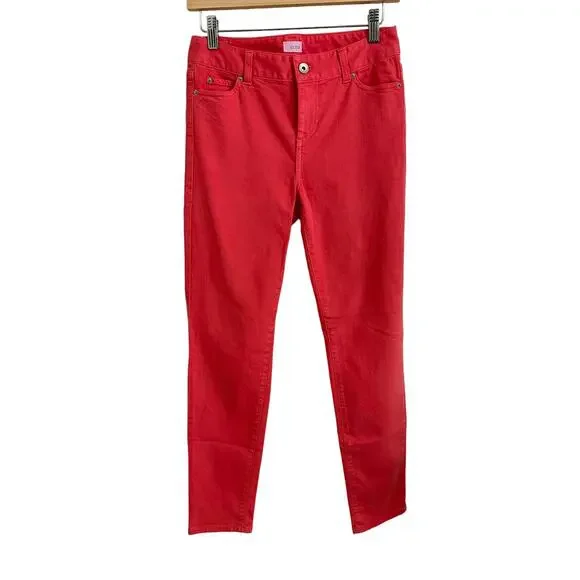 Ecru Women's orange Denim Skinny Jeans #1234DD Size‎ 2