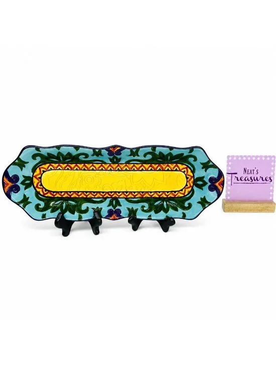 Corsica MERIDA Geometric Vibrant Hand Crafted Stoneware 18