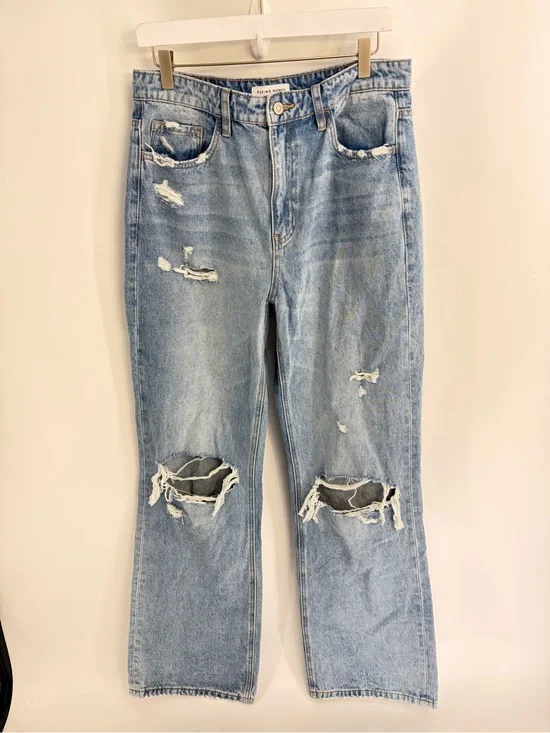Flying Monkey Distressed Straight Jean - Size 30