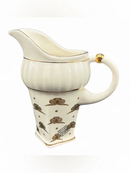 Anthropologie x The Met Stoneware Creamer Decaled Glazed Classic Art Nouveau New
