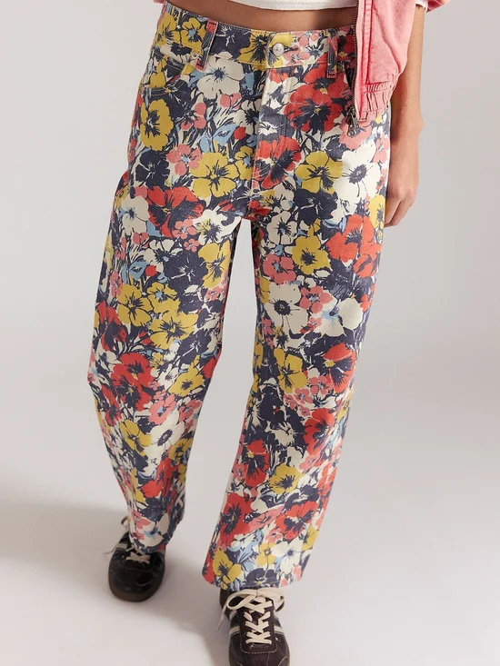 We The Free Deep Trance Printed Jeans