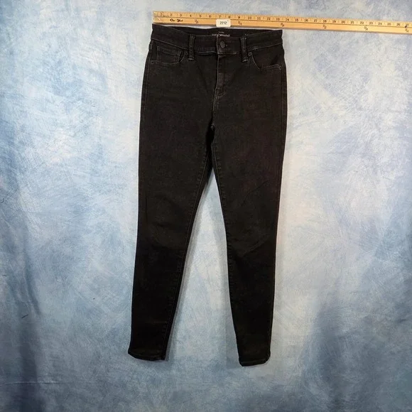 Lucky Brand Ava Super Skinny Jeans‎ Womens 0/25 Black Mid Rise Denim Pants