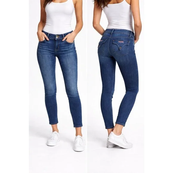 Hudson Colin Flap Skinny‎ Crop Medium Wash Size 29