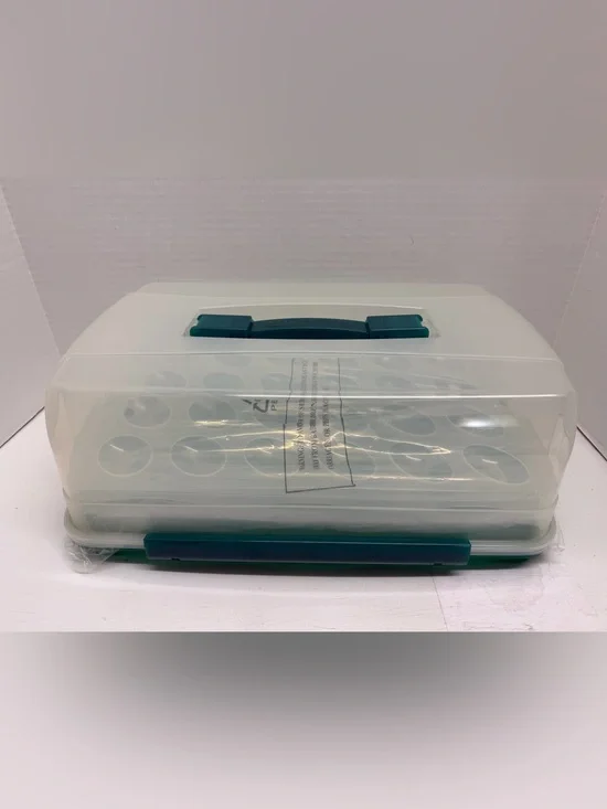 LocknLock 9x13 Cake Carrier w/ Deviled Egg & Cupcake Inserts (5 Colors Avail.)
