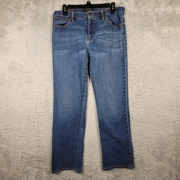 Lauren Ralph Lauren Jeans‎ LRL Classic Straight Womens 12 Blue Denim 32x30