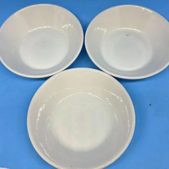 Midwinter Stonehenge White Set Of 3 Vintage 6 1/2