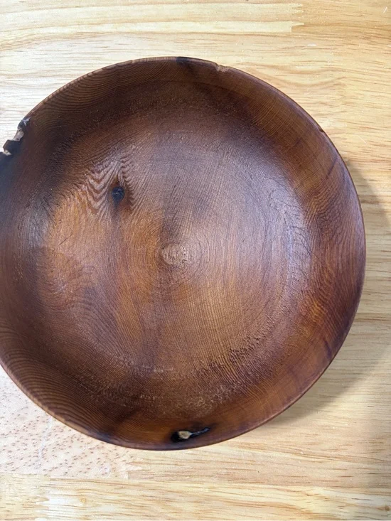 Handcrafted Cedar Trinket Bowl