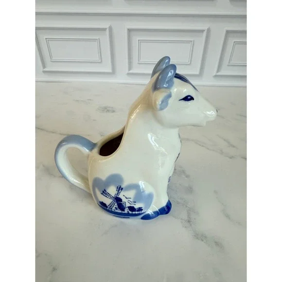 VTG Vero Hand Painted Delfts Blue Holland Pottery 7