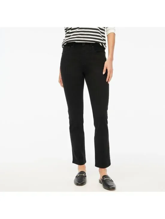 NWT J Crew Factory Essential Straight Jean in All-Day Stretch - Size 30 Petite