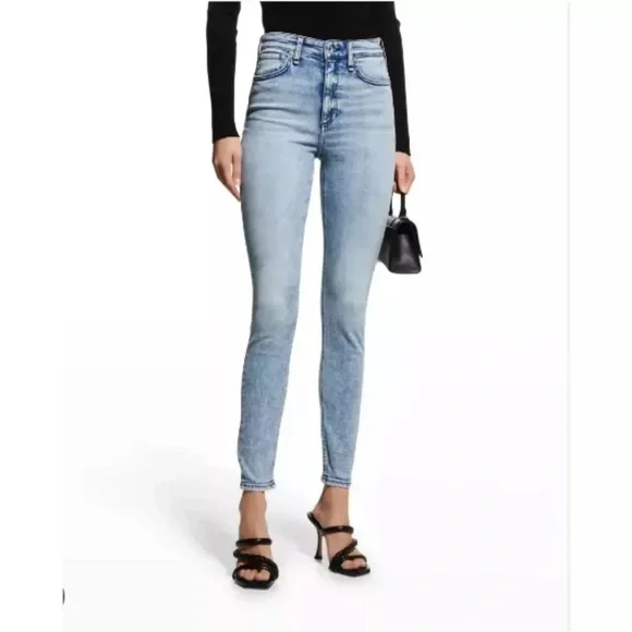 NWT Rag & Bone | Nina High Rise Skinny in Venus Stretch Denim Jeans 24‎