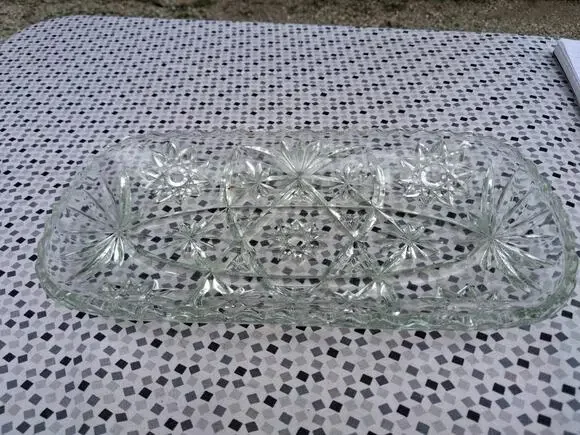 Anchor Hocking Star of David Serving Dish 12x6