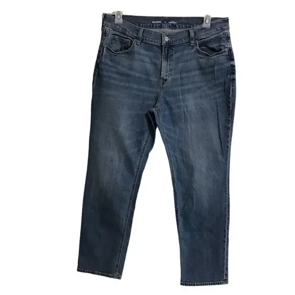 Old Navy Denim Mid Rise Boy Friend Jeans Size 12