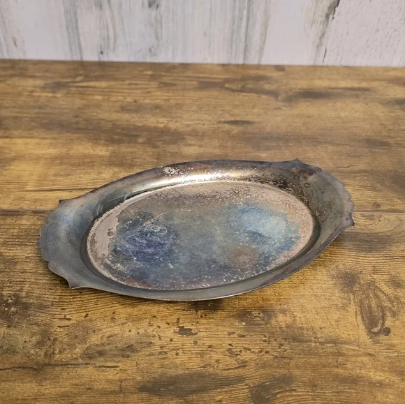 International silver company Silver Plated Oval Tray