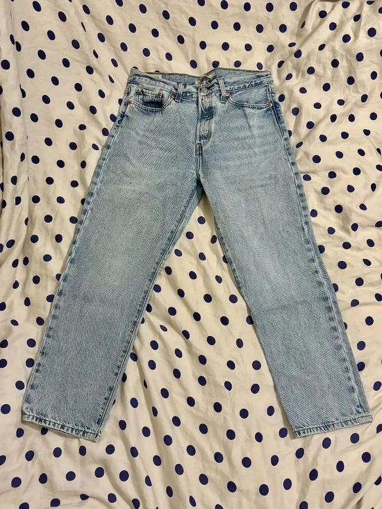 Levi's Light Blue Wedgie Straight Jeans W28 L26