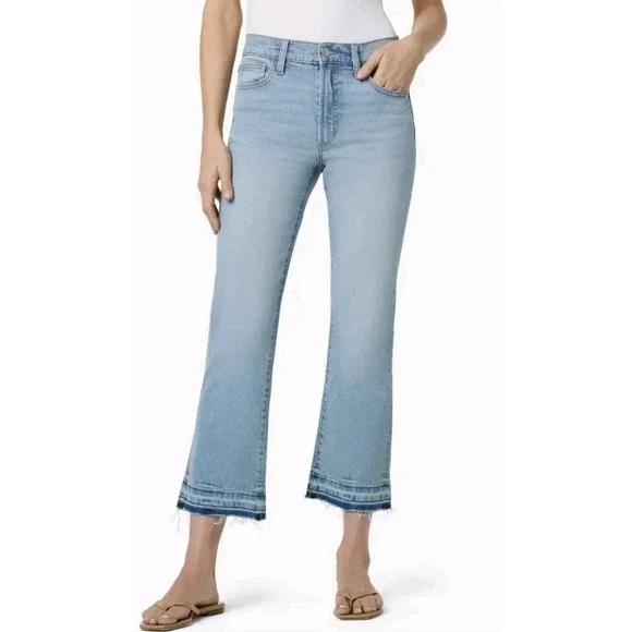 NWT Joes Release Raw Hem High Waist Crop Bootcut Jeans Kigali Sz 27 Retro Look‎