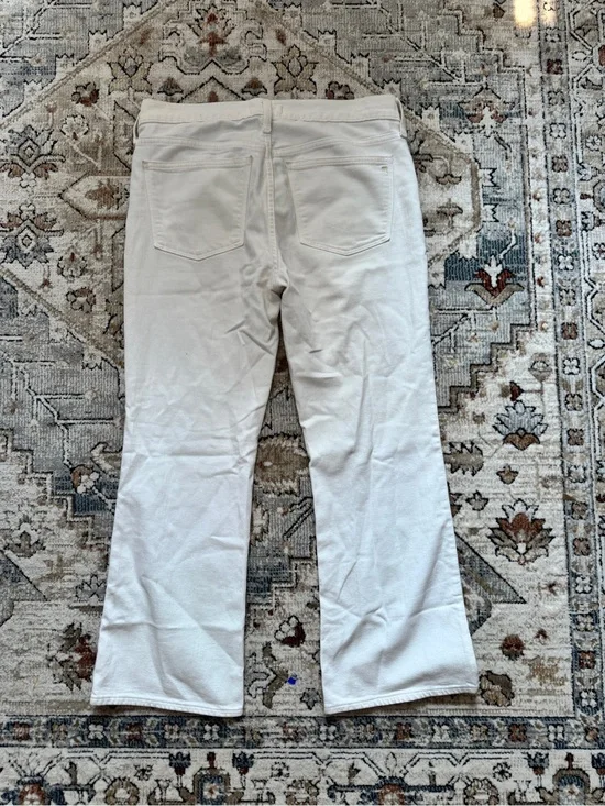 Madewell Cream Boyfriend Jeans
