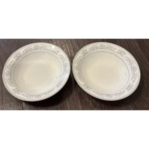 Mikasa Fine China Dresden‎ Rose Round Vegetable Serving Bowls Set Of 2 Japan 9