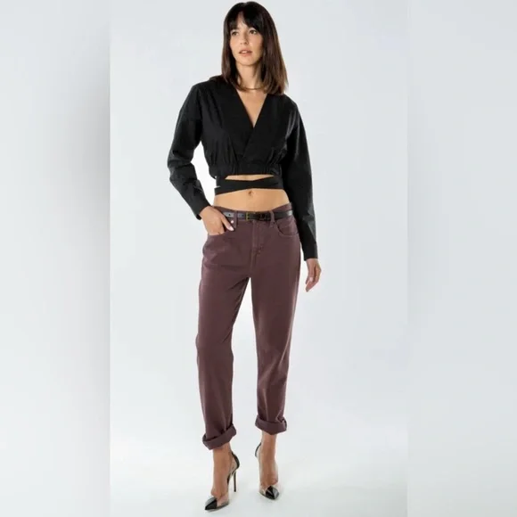 éTICA‎ MARLOWE SLIM BOYFRIEND Mid Rise Relaxed Fit Subtly Tapered Leg Jeans 25