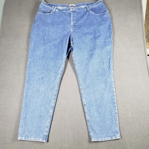 Rider Jeans Womens‎ Size 24W Relaxed Straight Blue Denim
