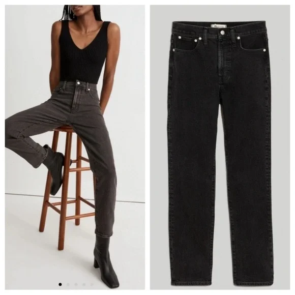 Madewell Jeans the perfect vintage jean washed black 47155
