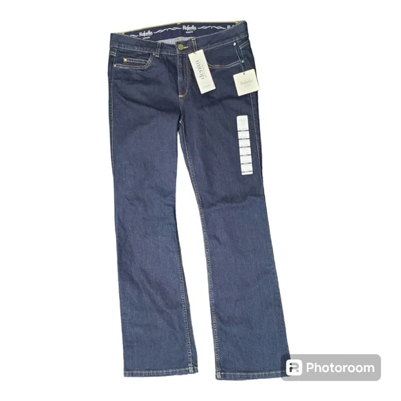 NWT Rafaella Weekend Slimming Bootcut Jeans in‎ Dark Indigo 12P