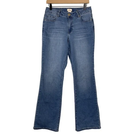 Camila Coelho Bootcut Jeans Blue Womens Size‎ 8 High Rise Revolve