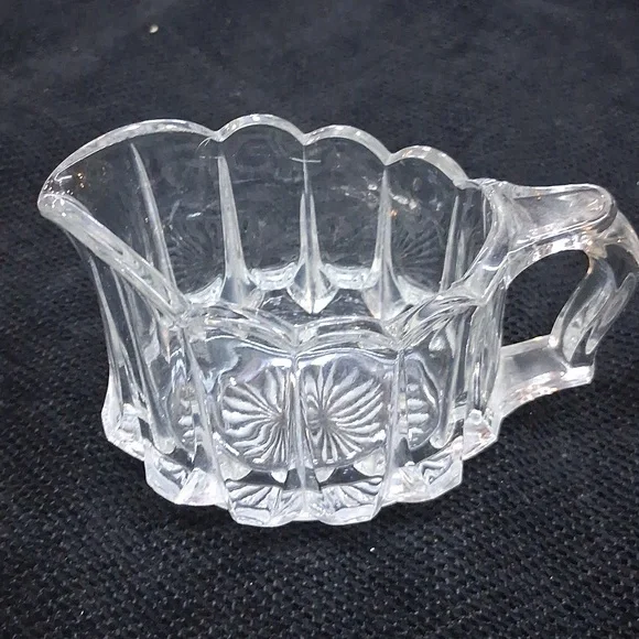 Vintage Heisey Peerless #300 Clear Glass‎ Creamer