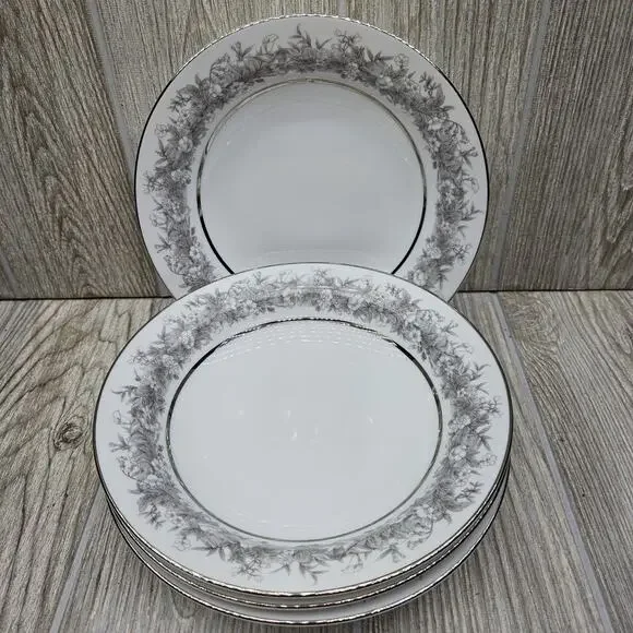 Set‎ Of 4 Sango Florentine Rim Soup Bowl 7 5/8