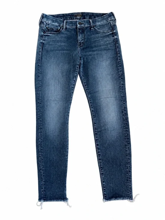 MOTHER Looker Ankle Fray Blue Denim Jeans 29