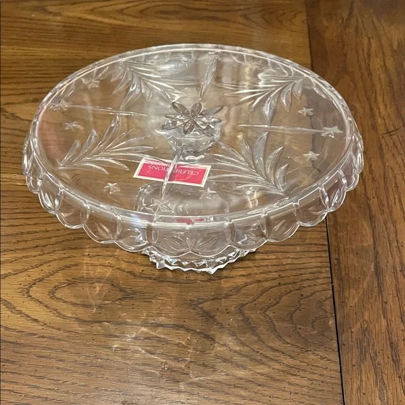 Celebrations Mikasa Christmas‎ Night Footed Cake Stand