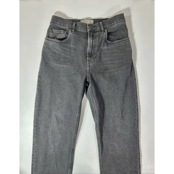 Everlane 28 Regular 90s Cheeky Jean High-Rise Light Black