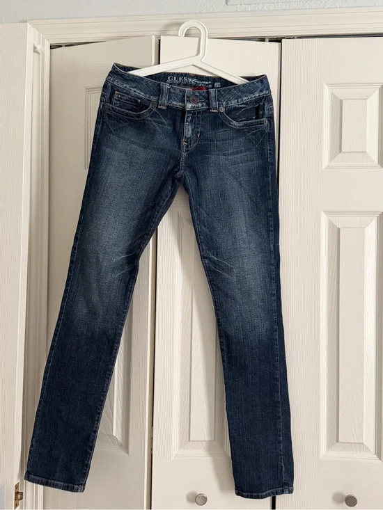 GUESS Daredevil Dark Skinny Jeans