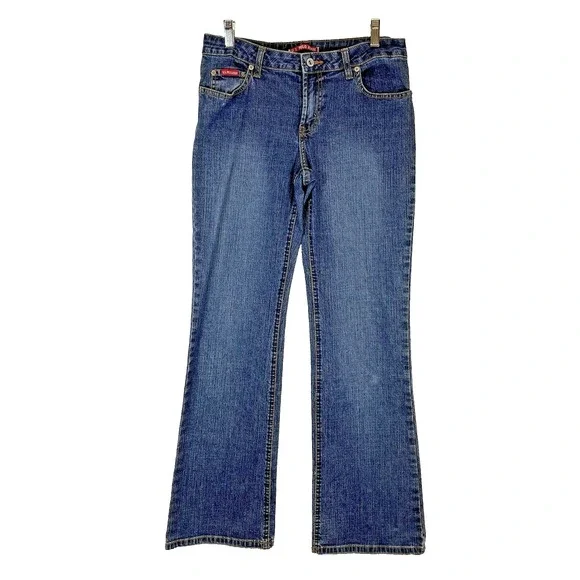 US Polo Assn. Womens Jeans Size 11/12 Flare Bootcut Y2K‎ Low Rise
