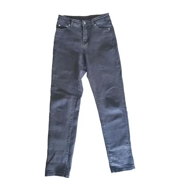 Cheap Monday Jeans 27/32 Womens High Rise Black Skinny‎ Leg Denim Casual