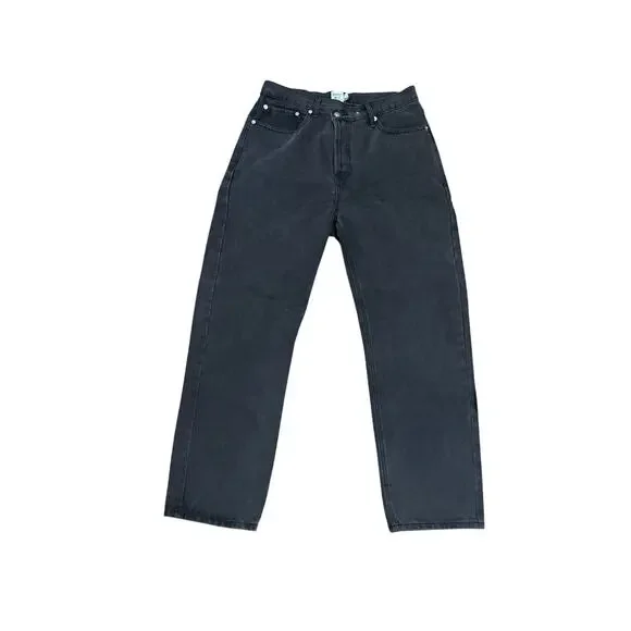 Princess Polly Crossover Black Jeans Light Wash Womens 10
