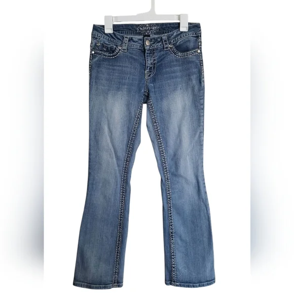 Paisley Sky Bootcut Jeans Embellished