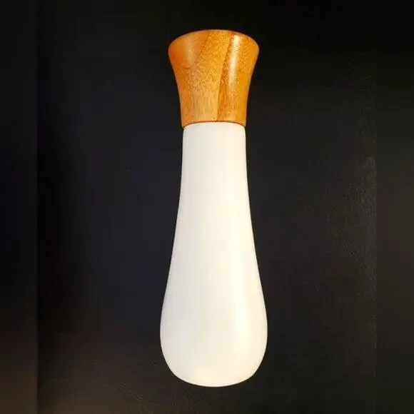White painted wooden (I suppose) Pepper Grinder 9