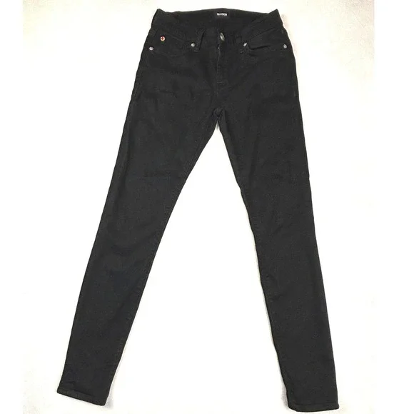 Hudson Krista Ankle Super Skinny Jeans Black Size 26 NWA407ZHE‎ Low Rise Denim