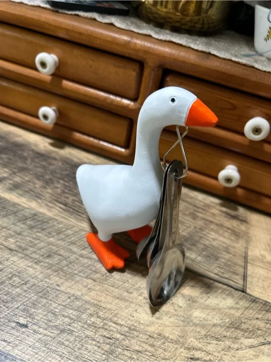 A new kitchen helper! A kitchen goose!