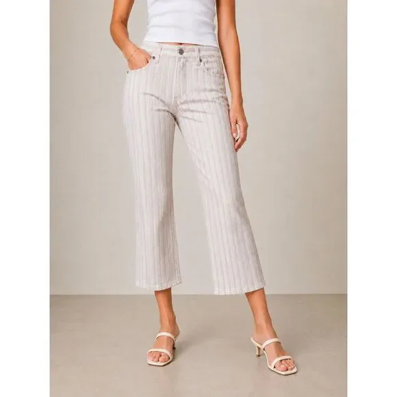 Theory Striped Crop 25