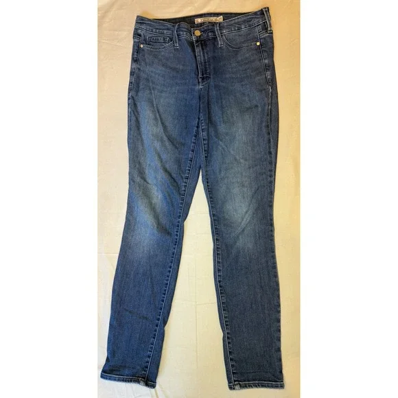 Athleta Sculpt Tight Skinny Jeans Dark Wash Blue Stretch Denim Womens Size 4
